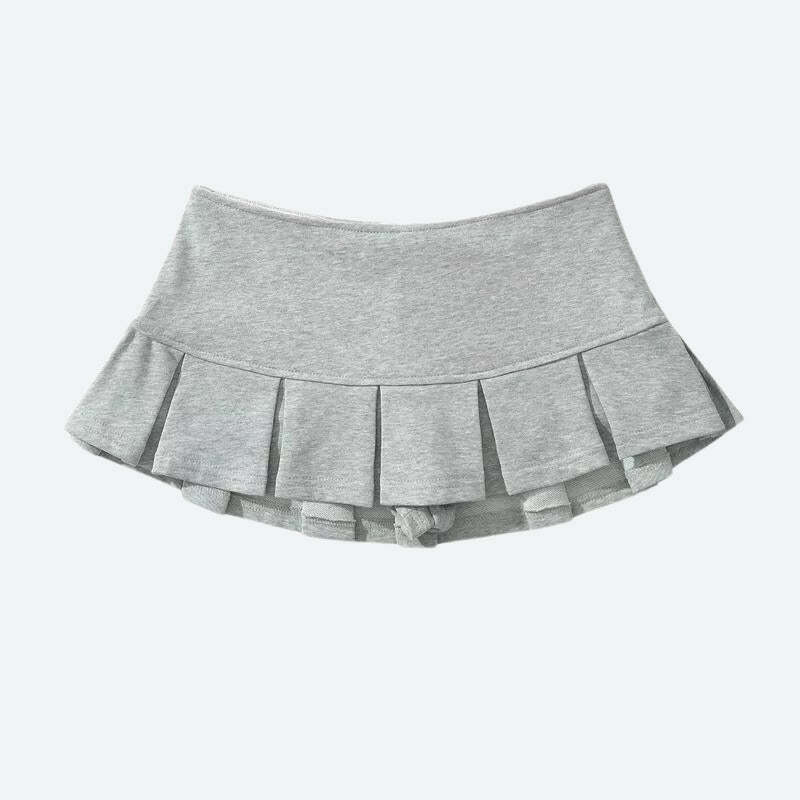 Y2K Fashion Pleated Micro Mini Skort - Coquette & Grunge Aesthetic