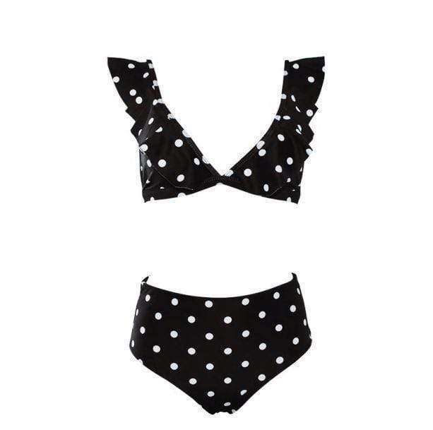 Y2K Fashion Polka Dot Swimwear: Cute Coquette & Grunge Aesthetic Style