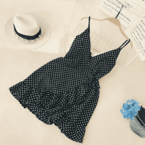 Y2K Fashion Polka Dots Dress - Coquette Aesthetic & Grunge Style