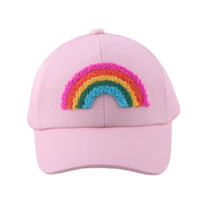 Y2K Fashion Rainbow Plush Baseball Cap - Cute Coquette & Grunge Style