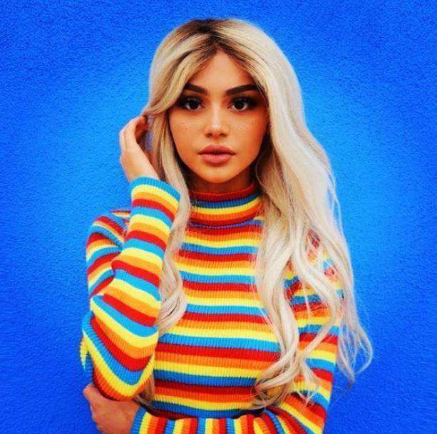 Y2K Fashion Rainbow Turtleneck Sweater - Cute Coquette & Grunge Style