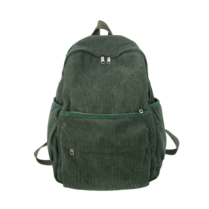 Y2K Fashion Retro Corduroy Backpack - Coquette Aesthetic & Grunge Style