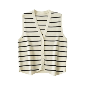 Y2K Fashion Sailor Knitted Vest - Coquette Aesthetic Oversized Style