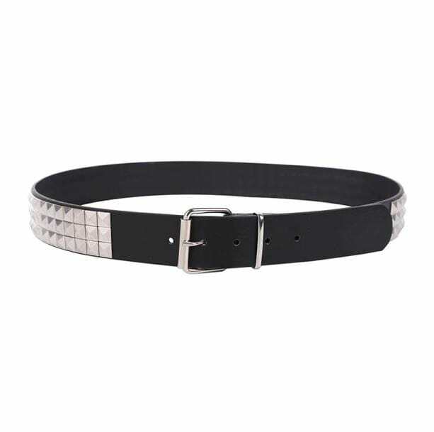 Y2K Fashion Side Studs Grunge Belt - Emo, Coquette & Aesthetic Style