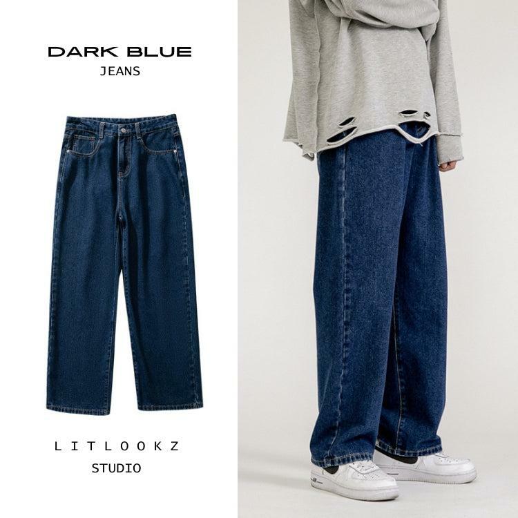 Y2K Fashion Soft Boy Washed Baggy Jeans for Grunge and Coquette Aesthetic