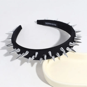 Y2K Fashion Spiky Headband - Emo, Grunge, and Coquette Aesthetic Accessory