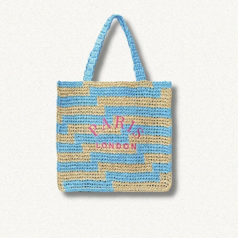 Y2K Fashion Straw Beach Bag - Coquette Aesthetic & Grunge Style Essential