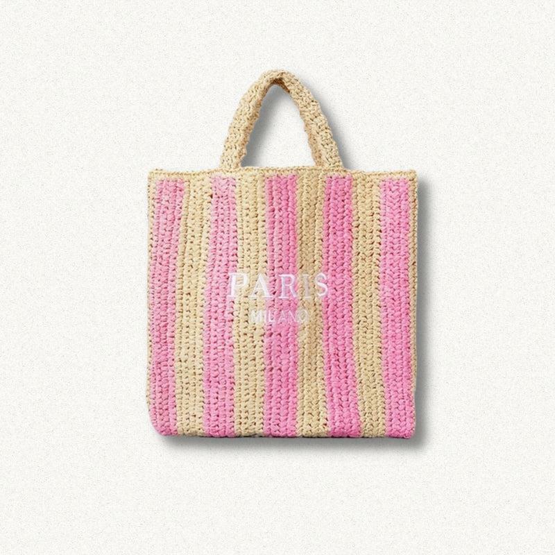 Y2K Fashion Straw Beach Bag - Coquette Aesthetic & Grunge Style Essential