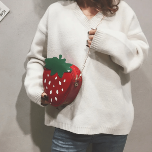 Y2K Fashion Strawberry Handbag - Cute Coquette Aesthetic Accessory