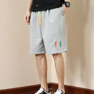 Y2K Fashion Striped Sweatshorts - Cute Coquette & Grunge Aesthetic