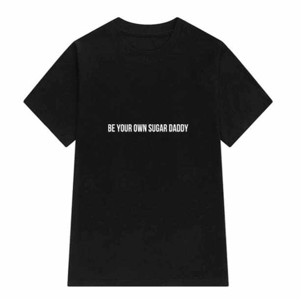 Y2K Fashion Sugar Daddy T-Shirt - Emo, Grunge, and Coquette Aesthetic