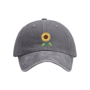 Y2K Fashion Sunflower Baseball Cap - Cute Coquette & Grunge Aesthetic