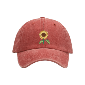 Y2K Fashion Sunflower Baseball Cap - Cute Coquette & Grunge Aesthetic