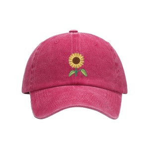 Y2K Fashion Sunflower Baseball Cap - Cute Coquette & Grunge Aesthetic