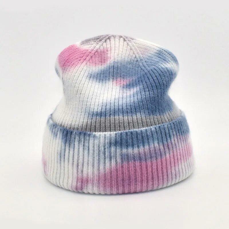 Y2K Fashion Tie Dye Beanie - Cute Indie Aesthetic Accessory