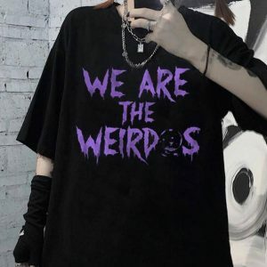 Y2K Fashion Weirdos T-Shirt - Emo, Grunge, and Coquette Aesthetic