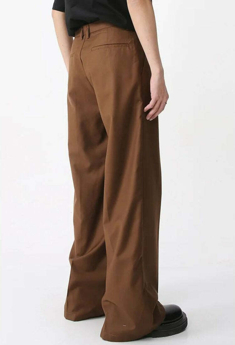 Y2K Fashion Wide Leg Pants - Grunge Aesthetic & Coquette Style