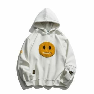 Y2K Fashion Zipper Pocket Hoodie - Cute Oversized Emo & Grunge Style