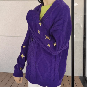 Y2K Oversized Star Sweater - Grunge Aesthetic & Coquette Style