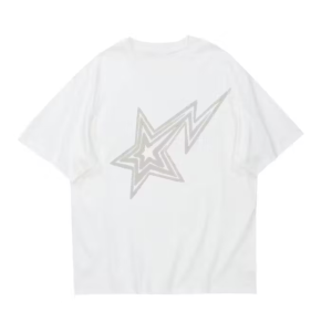 Y2K Star Graphic Tee - Cute Oversized Shirt for Coquette & Grunge Styles