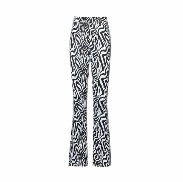 Y2K Zebra Pants: Trendy Grunge Style with Coquette Aesthetic Vibes